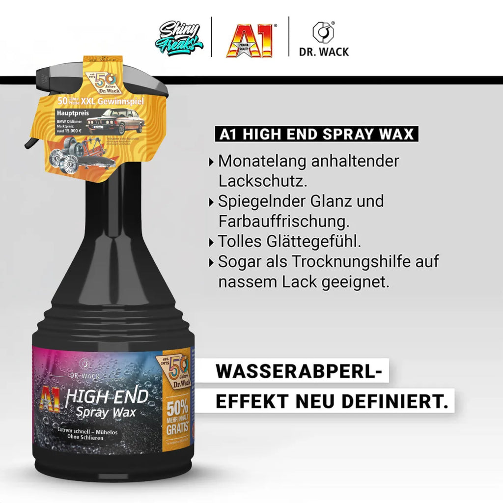 Dr. Wack A1 High End Spray Wax Lackversiegelung 750ml